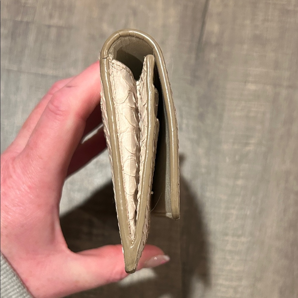 Coach Beige Python Embossed Wallet - image 4